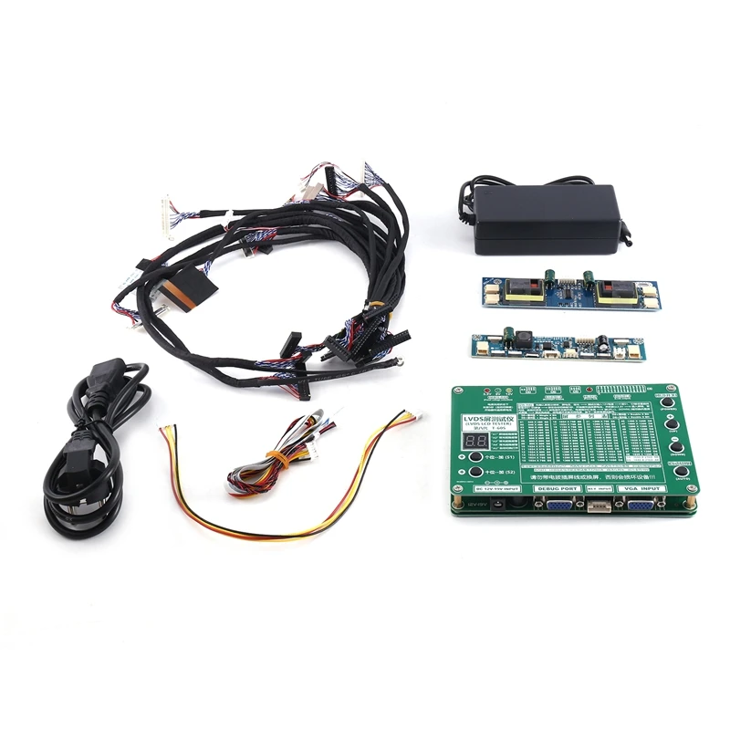 

Laptop LCD/LED Test Screen Tester+ 14PCS Lvds Cables + Inverter Tool Kit Panel