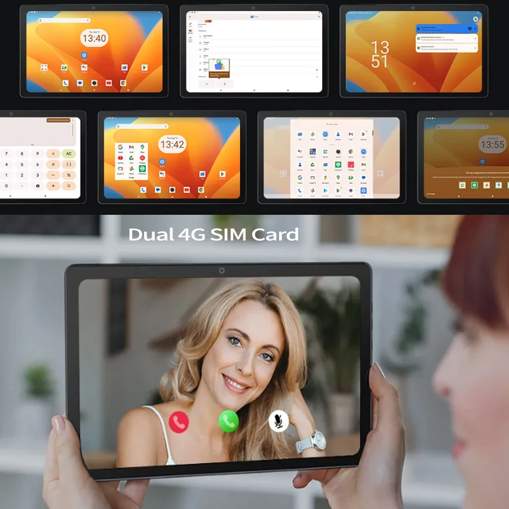 Original BDF Tablet Pc 10.1 Inch 8GB RAM 256GB ROM Android 12 Octa