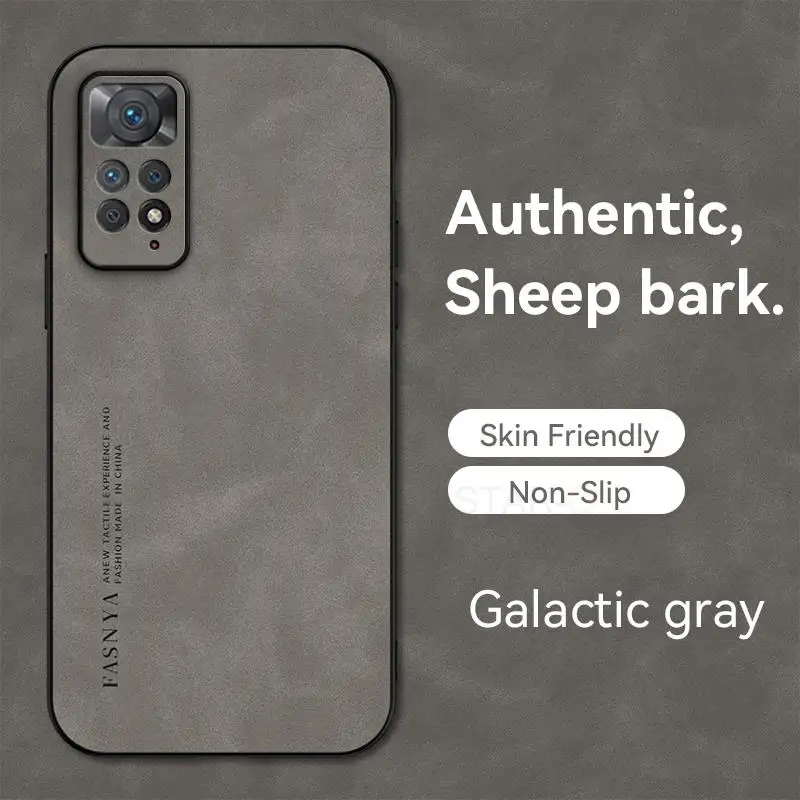 thumbnail image 1 of Funda de cuero de oveja de lujo para Xiaomi Redmi Note 10, 11 Pro Plus, 5g, 11pro, 10pro, 4g, Note 10, Note 11 S, 5G, 1 of 5