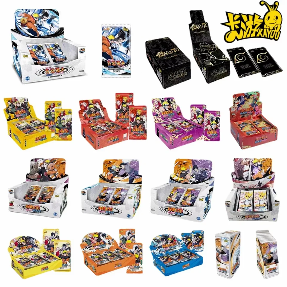 Kayou Naruto Heritage Collection Trading Card Box - 10 Packs, 50 Cards, Chinese Language