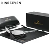 KINGSEVEN Cycling Polarized UV400 Sunglasses Men Aluminum Driving Mirror Lens Male Sun Glasses Aviation Women For Men Eyewear