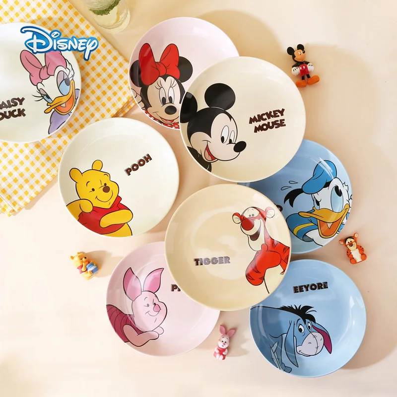 Мультяшные Микки Disney Минни Дональд утка Тигр Пух медведь дети Домашняя тарелка