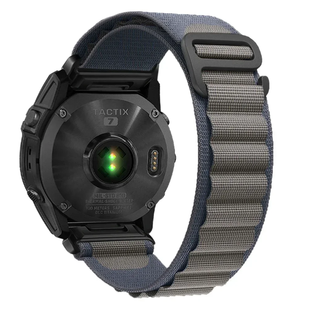 Premium Nylon Quick Fit Loop Band - Adjustable 22mm/26mm Strap