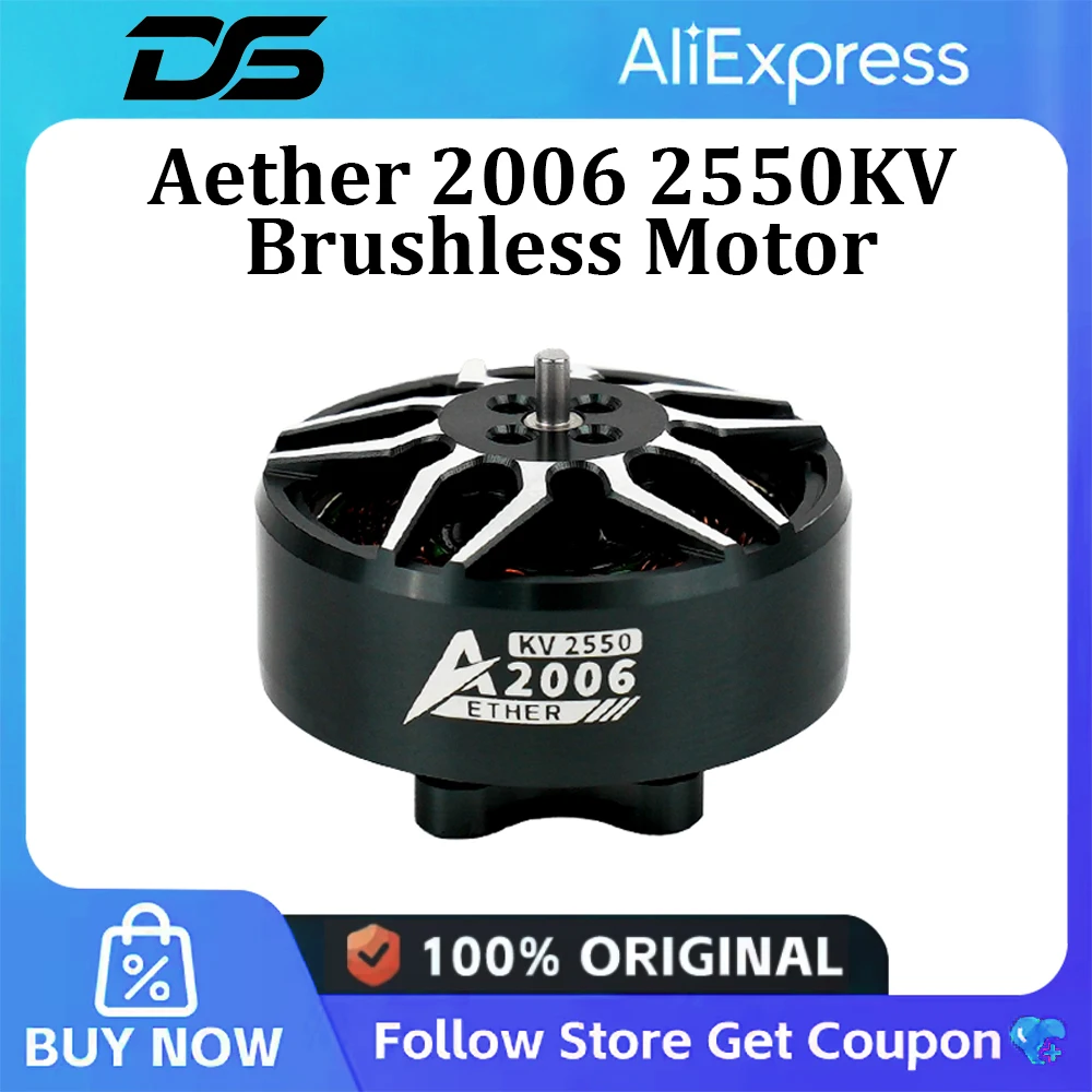 DeepSpace Aether 2006 2550KV Brushless Motor 6S For FPV 3.5inch-5inch Freestyle Racing Cinewhoop Drone brushless motor