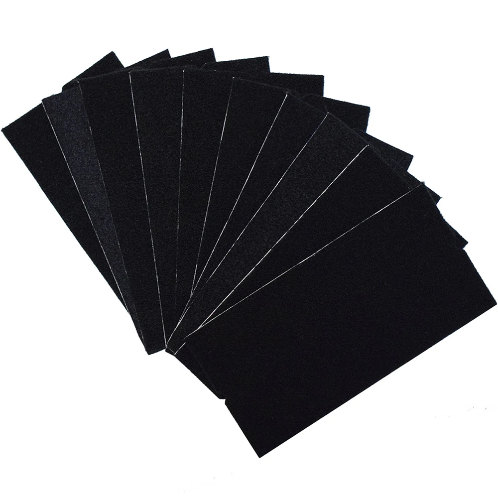 1m/roll Black Fabric Felt With Self-adhesive Glue for Car Wrap Scraper 5cm Width Felt Standby Replacement Spare Parts car wrapping scraper tool