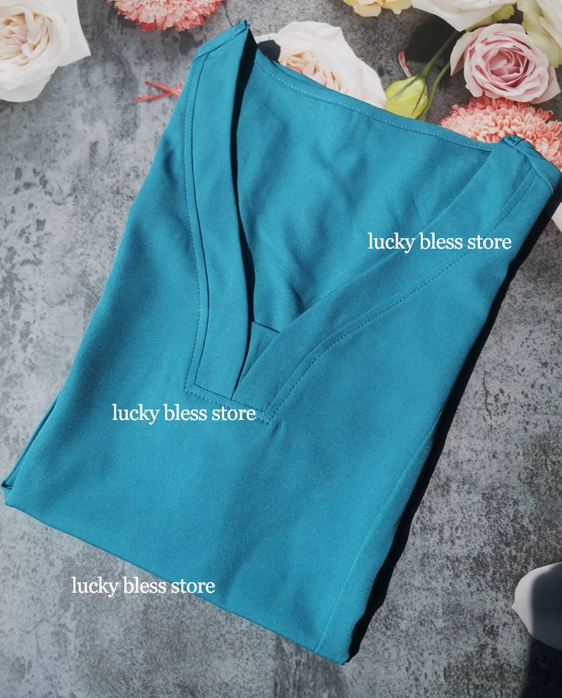 Medical Uniform Print Beauty Salon Women's Medical Doctor Uniform Operating Room Scrubs Sets Suits Nurse Clothes Overalls