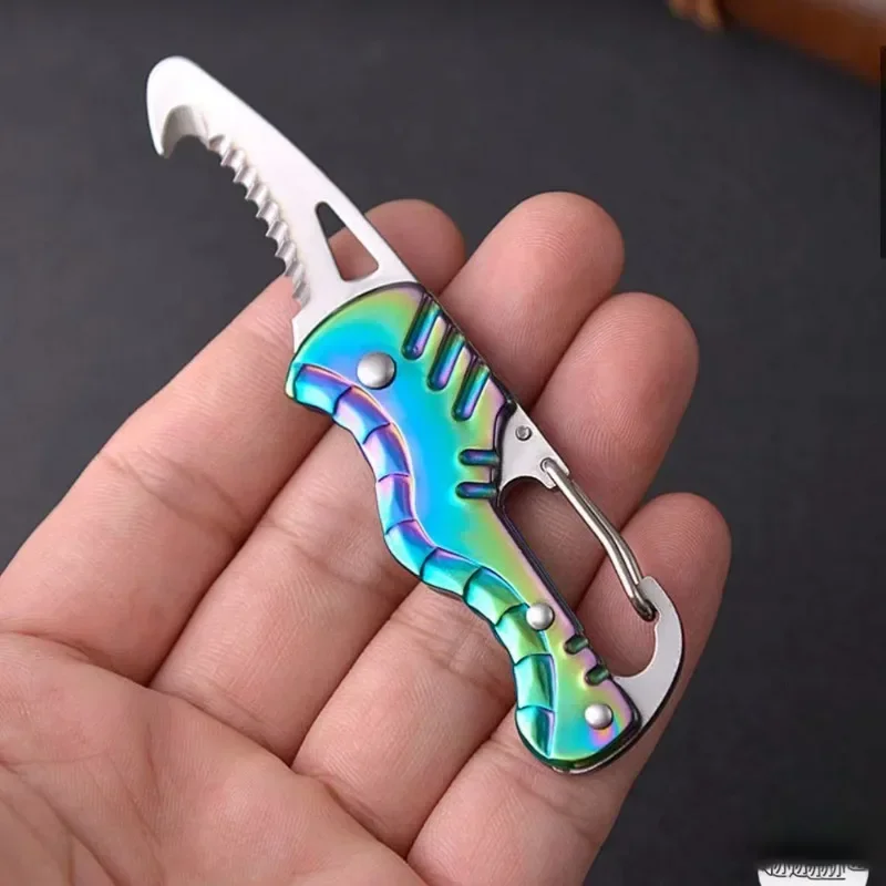 Portable Multifunctional Knife Stainless Open Express Parcel Strap Cutter Emergency Survival Tool Carry-on Unpacking Box Opener