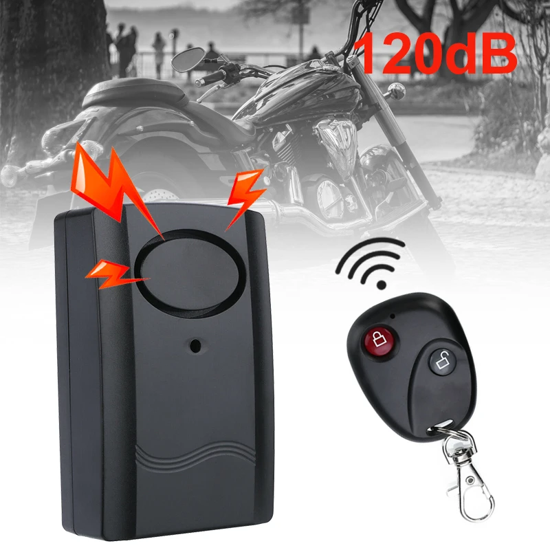 

120db 9V For Motorcycle Motorbike Scooter Security Alarm Anti Theft With Remote