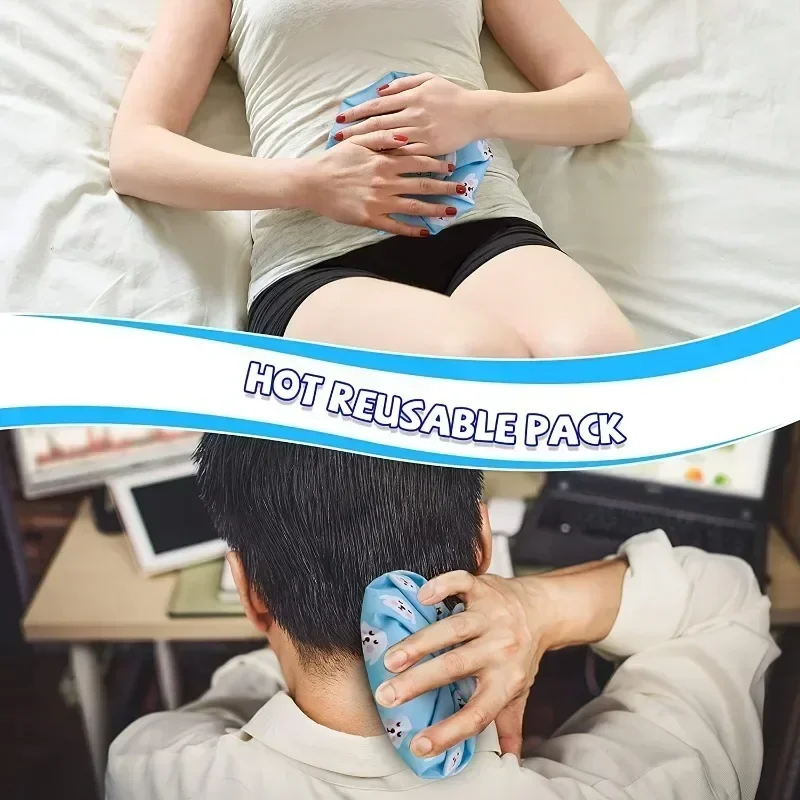 Effective cartoon ice packs thermal insulation bags cold or hot compresses to relieve headaches and migraines