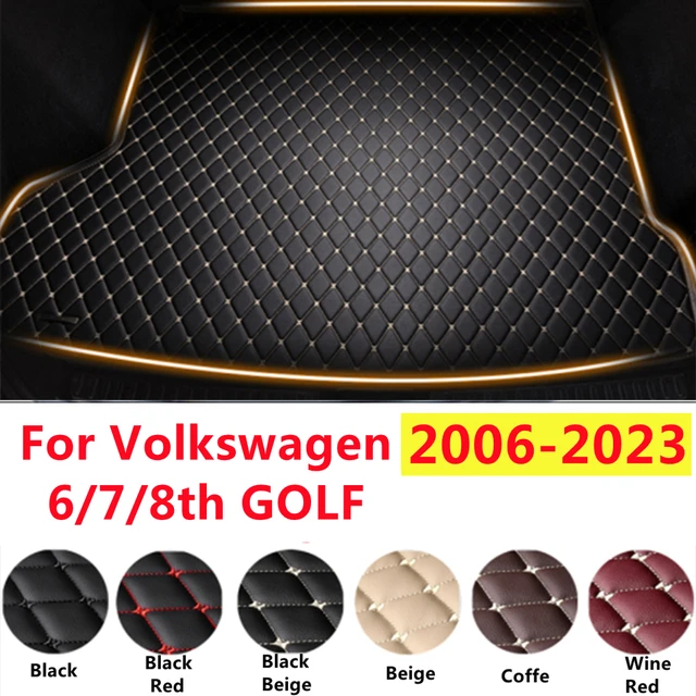 Sj xpe leder auto kofferraum matte fit für volkswagen vw 6/7/8