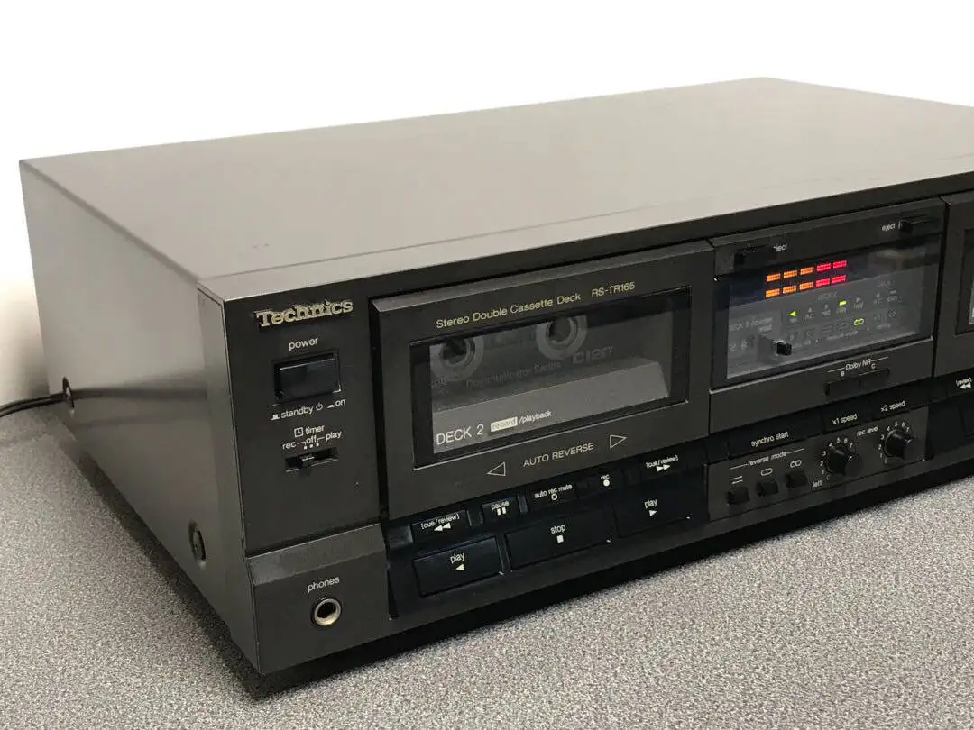 RS-TR165 카세트 카드 홀더 듀얼 슬롯 전자 제어 재생 메커니즘 오리지널 2팩