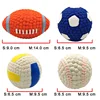 Soft Pet Ball Squeaky Toy For Small Large Dog Rugby Tennis Volleyball Football ball Latex Tooth Cleaning Training Toys 2