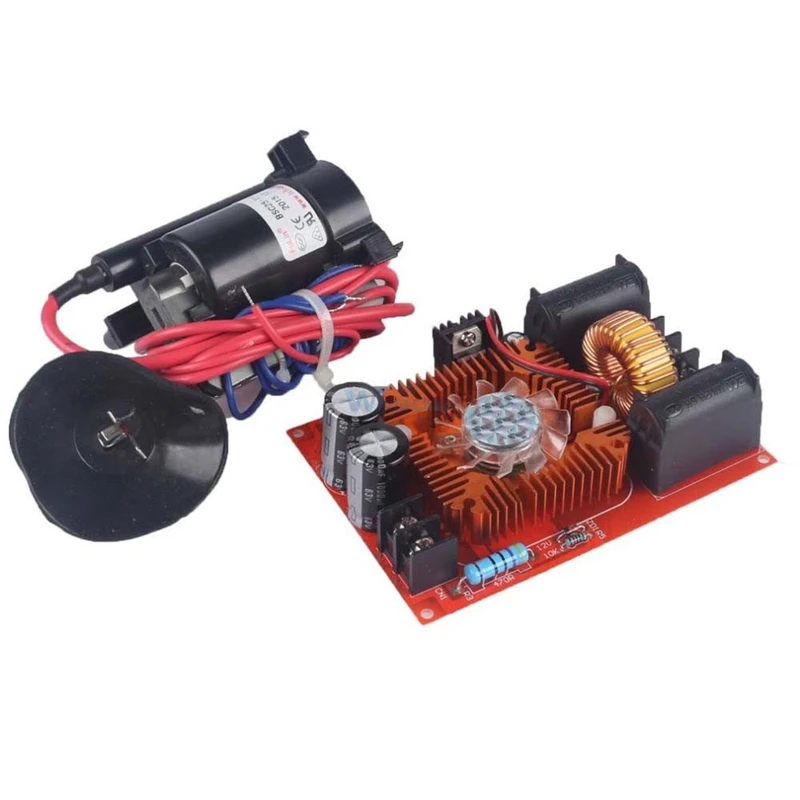 NEW-250W ZVS 테슬라 코일 플라이백 드라이버, 점화 코일, SGTC, 막스 발전기, 팬 포함, 15A DC12-30V