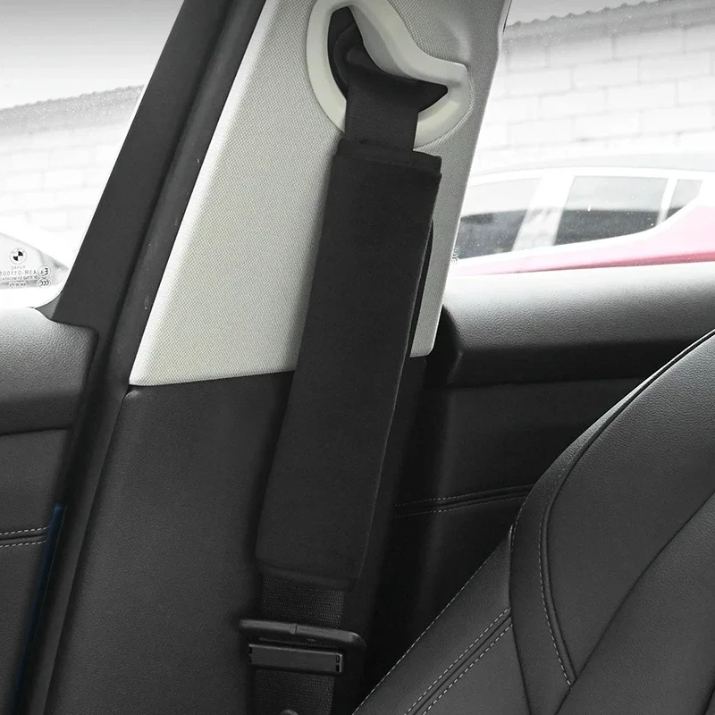 2pcs 안전벨트 커버 자동차 액세서리 Accesorios Coche 자동차 어깨 패드 성인용 안전벨트 청소년 어린이 액세서리 인테리어