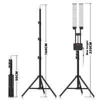 45W LED Video Light Double Arms Fill LED Light Selfie Light Long Strips LED Light for Photo Studio Live Broadcast Tiktok Stream 2