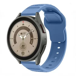 Universal Silicone Watch Band - 20mm & 22mm Strap - Premium Replacement Wristband for Forerunner 745 965 (Ice Ocean Blue)