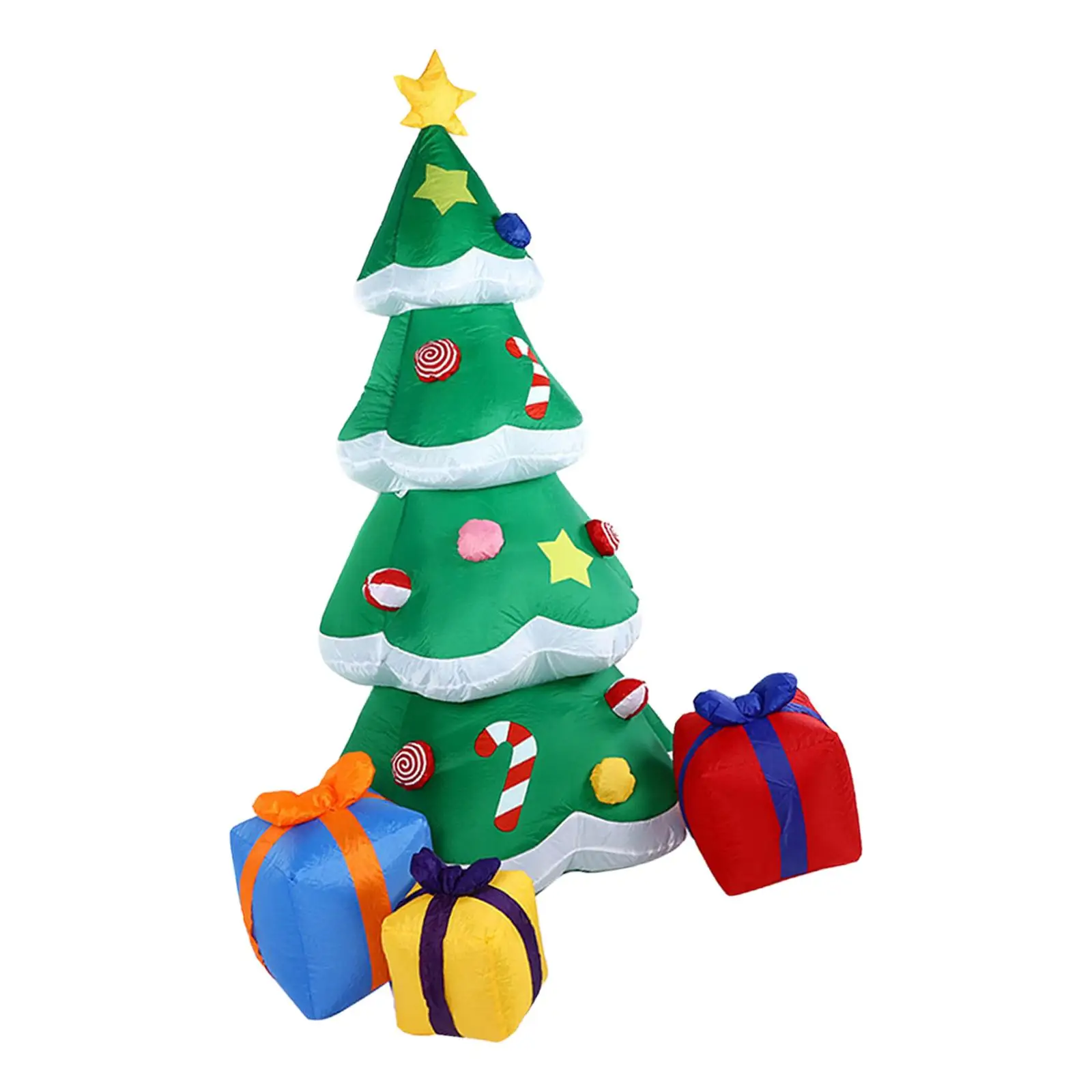 

Надувная Рождественская елка, Рождественское украшение, наружное украшение, искусственная игрушка для лужайки, праздничного патио, крыльца