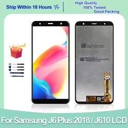 Écran tactile LCD de remplacement, 6.0 pouces, pour Samsung Galaxy J610 J6 + J6 Plus 2018 J415 J4 Plus