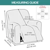 1 2 Seat Waterproof Recliner Sofa Cover PU Leather Armchair Cover  Chair Cover Elastic Single Sofa Slipcover Living Room 2