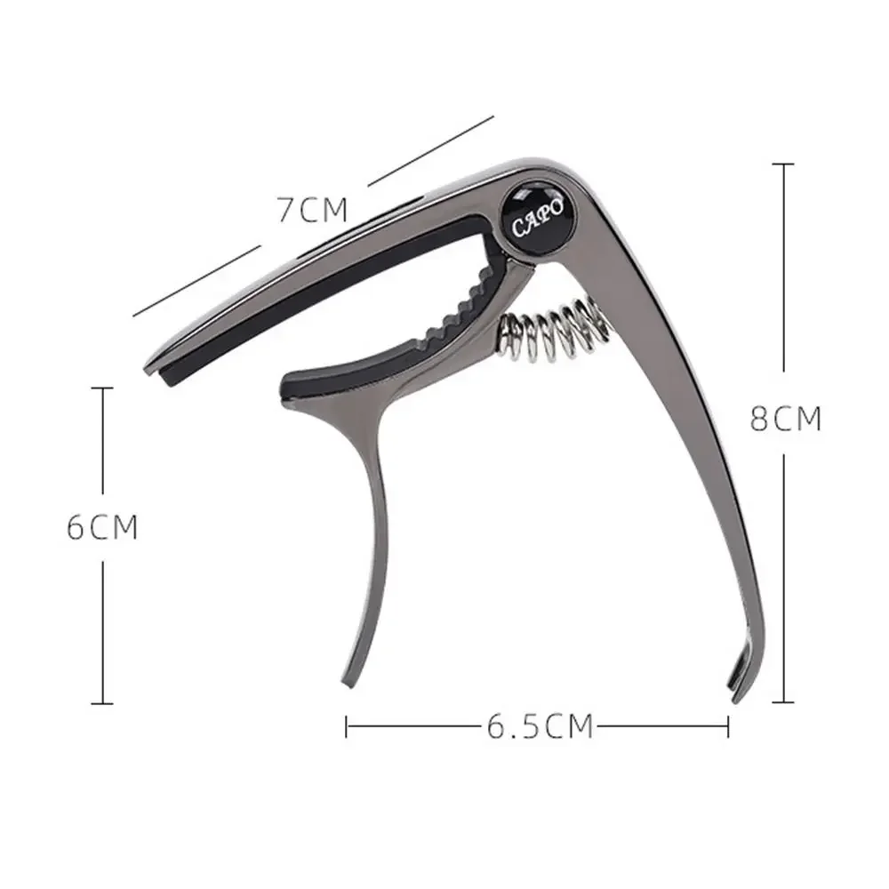 Miwayer Aluminium legierung Gitarre Capo Metall Gitarre Tuner Picks Halter profession elle Capo für akustische E-Gitarre Ukulele Bass – Detail 7