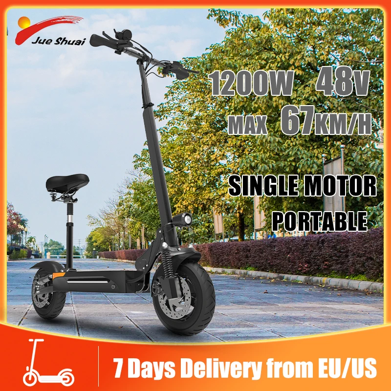 Jueshuai Electric Scooter Single Motor Adults Seat 60KM/H Scooter X500 Portable Version Light