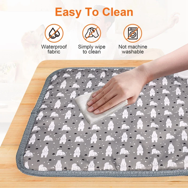 

Pet Heating Pad, 9 Adjustable Temperature Pet Heating Pad , Indoor Waterproof Pet Heating Pad