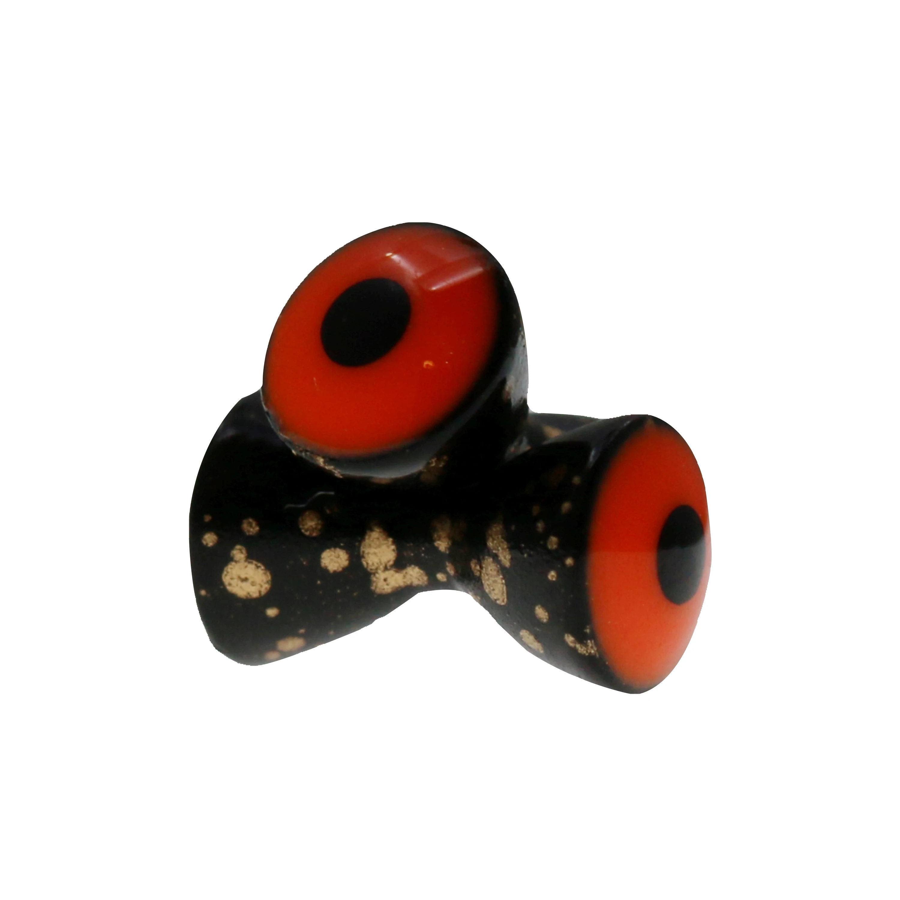 Vibrant Multi-Color Brass Dumbbell Eyes Set for Fly Tying – 25 Pack, 3 Size Assortment
