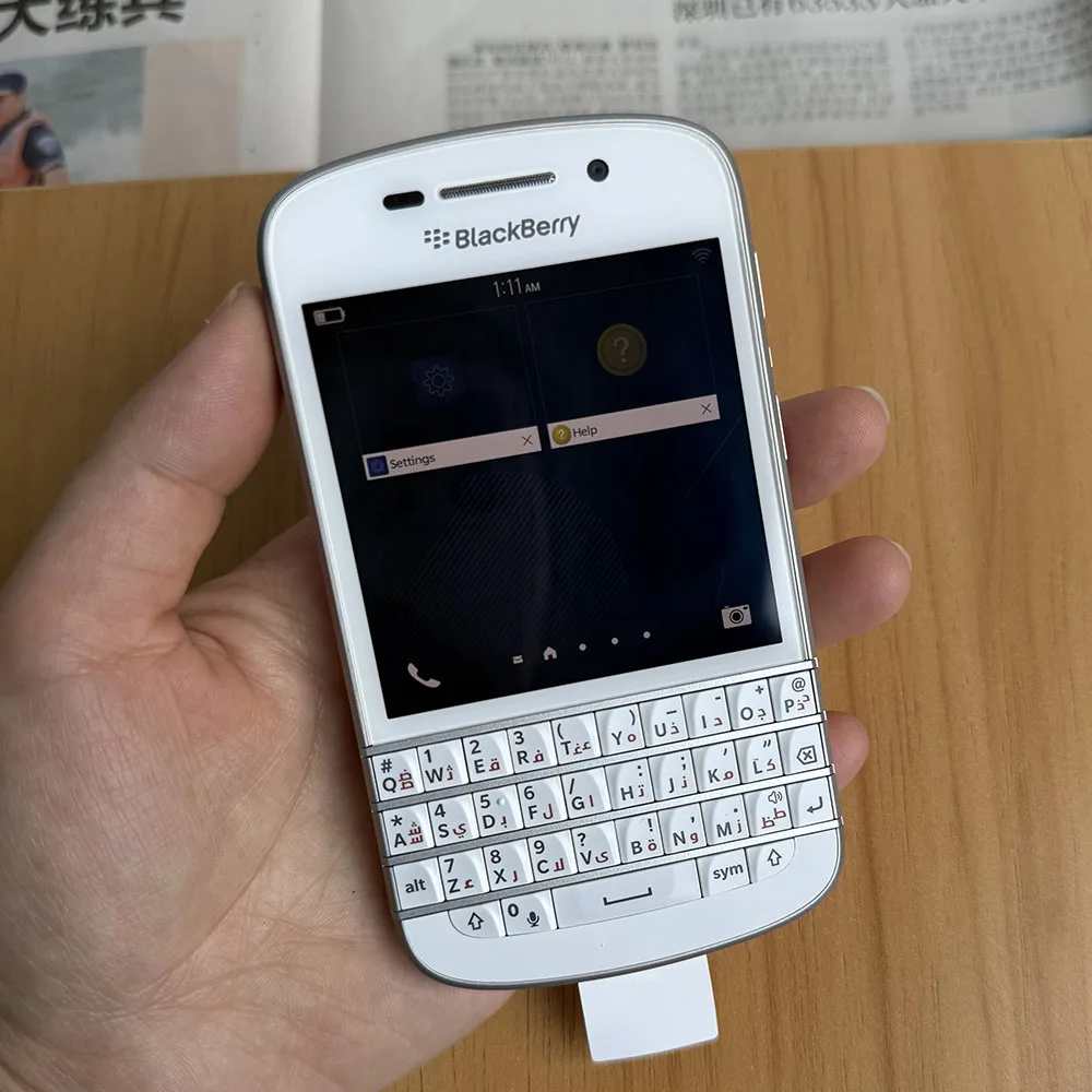 ロック解除された携帯電話,Blackberry-Q10インチ画面,2GB RAM,16GB ROM