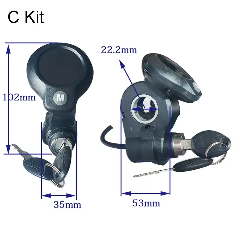 Multifunctional E-Bike LCD Speedometer with Lock