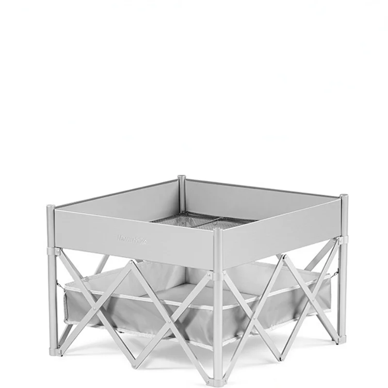 

24 Inch Folding Fire Rack Camping Stove Outdoor Portable Cookout Gear Picnic Burner Waterproof Collapsible Fire Rack