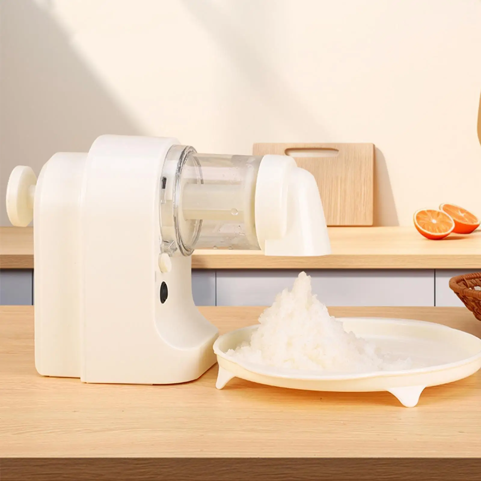 Electric Ice Crusher Ice Shaver Crushed Maker Lightweight Snow Cone Maker
