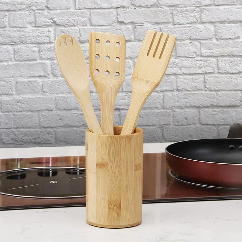 Customizable Bamboo Long Handle Spatula Non-Stick Cooking Utensil Perfect For Stir-Fry And Rice Preparation