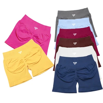 Keep That Pump Yoga Shorts Gym Shorts Recoil Scrunch Shorts Womem Seamless Silicone Printed High Quality Fitness Sport Shorts 1