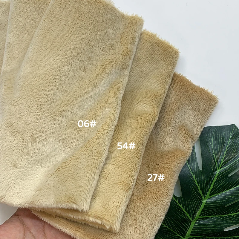 Super Soft Plush Fabric for Handmade DIY Projects and Stuffed Animals - 45x50cm, 5mm Pile