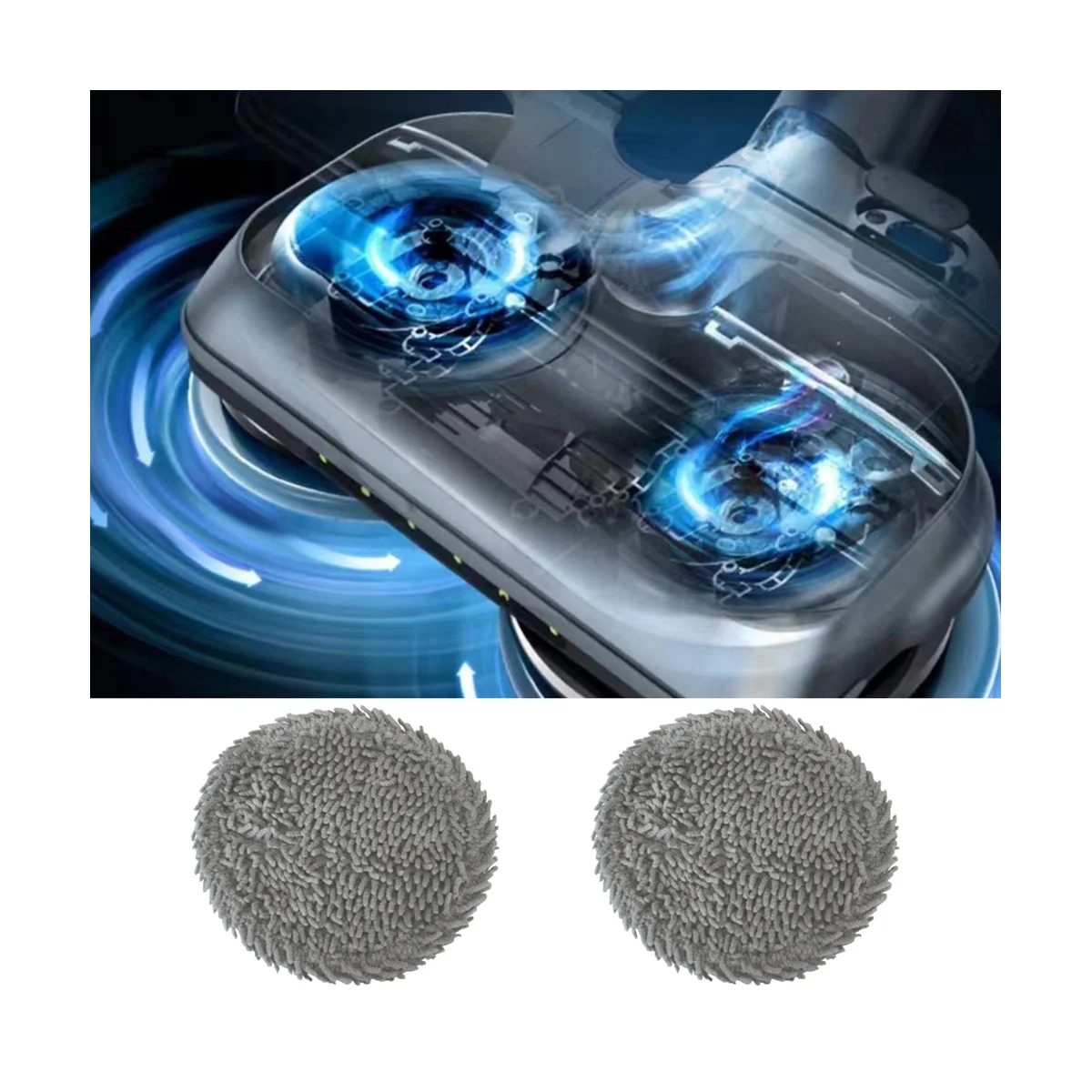 For Proscenic P11/P11 Combo/P10 PRO/U11 Cordless HandHeld Vacuum Cleaner Replacement Parts HEPA Filter Mop Cloth