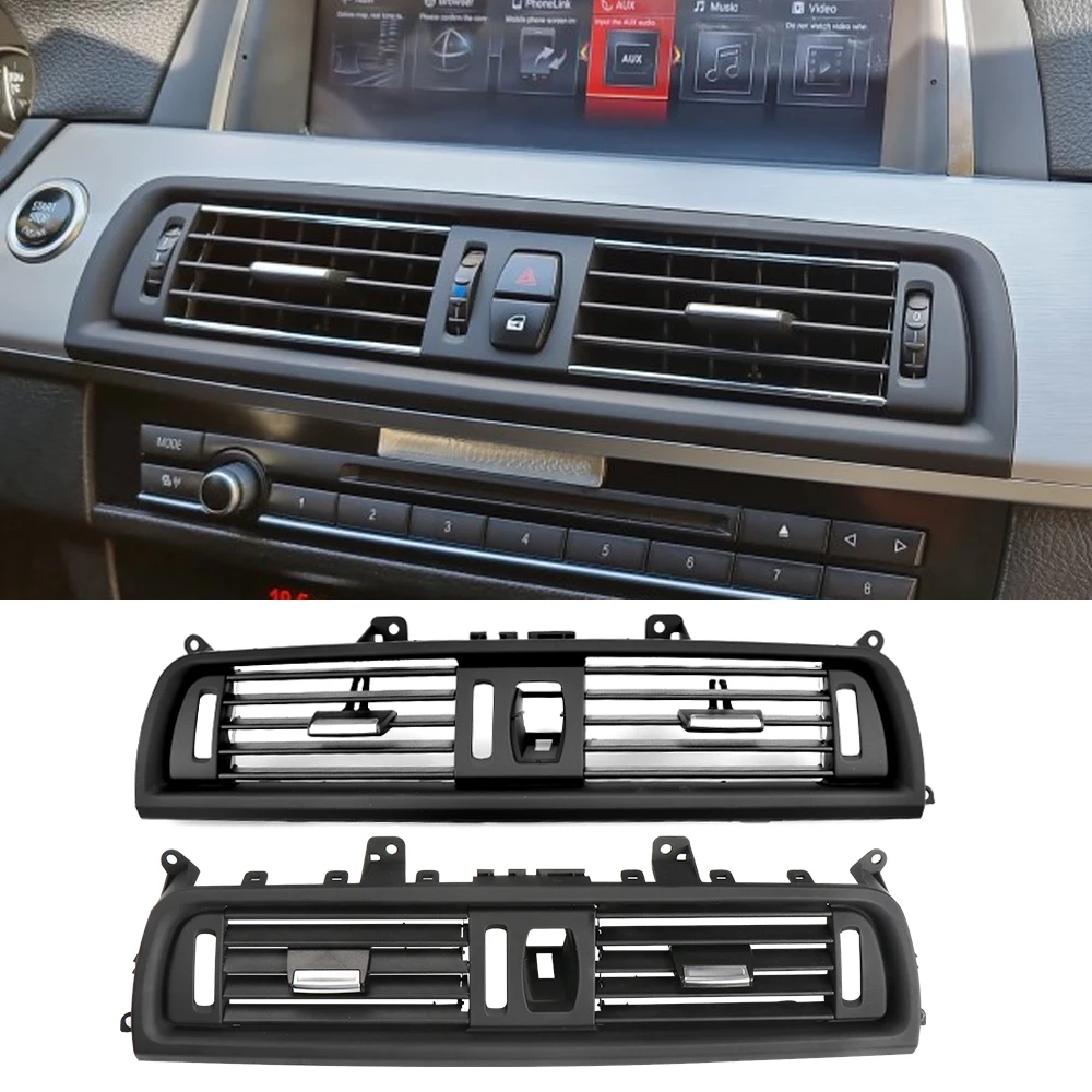 

LHD RHD Front Left Right Rear AC Conditioner Chromed Air Vent Grille Cover For BMW 5 Series F10 F11 F18 520i 523i 525i 528i 535i