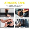 1 Roll Black Athletic Tape - No Residue Sports Tape for Wrestling & Gymnastics, Strong Hold & Easy Wrap, Stretch Support Tape 6