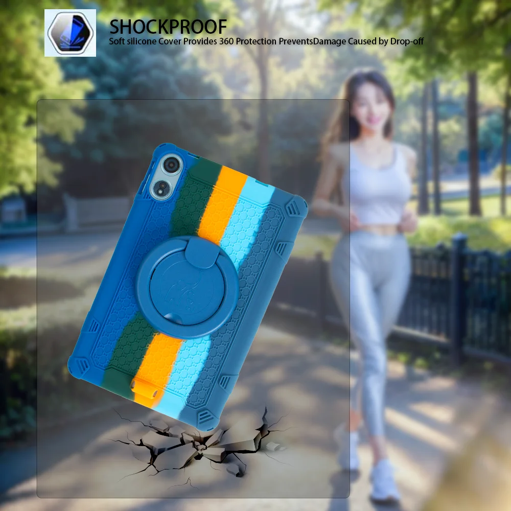 Shockproof Stand Cover for 12-Inch Tablet – Soft Protective Case