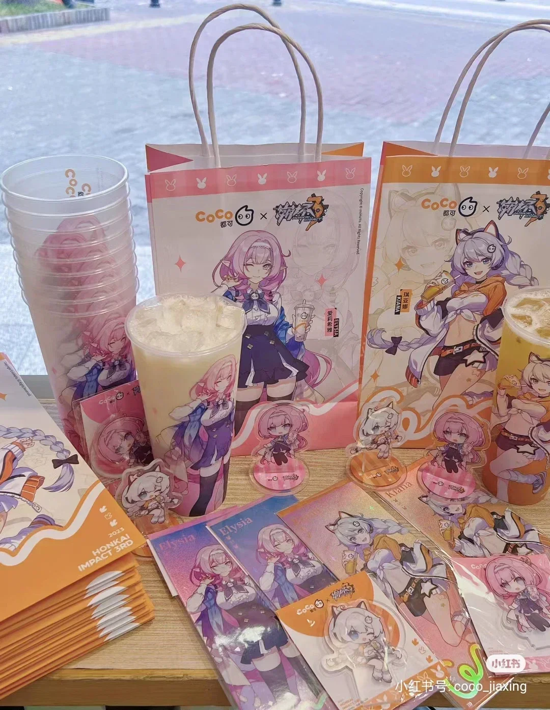 In Stock CoCo X Honkai Impact 3 Elysia Kiana Kaslana Official