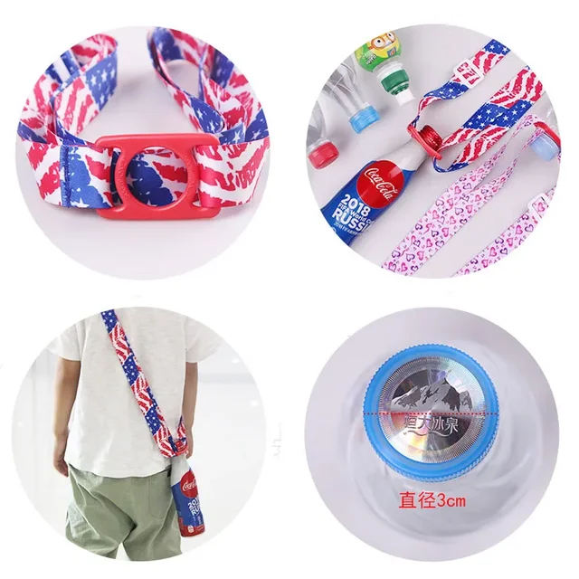 Beverage Bottle Strap For Adults And Children Mineral Water Portable Strap  Travel Bottle Strap Water Bottle Lanyard - Pacifiers Leashes & Cases -  AliExpress