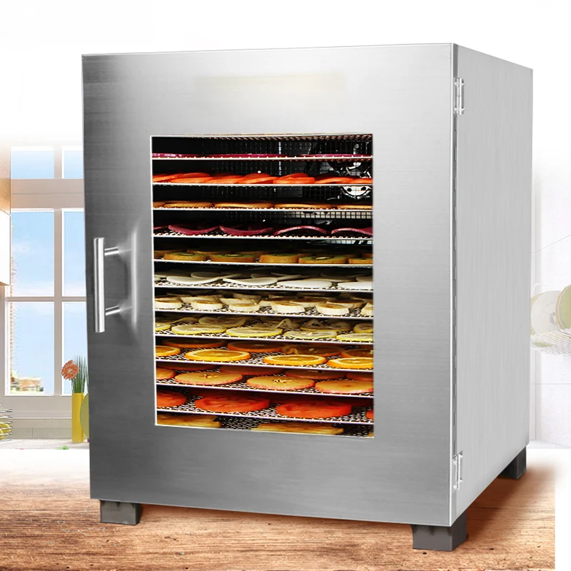 Household Dehydrator For Vegetable and Fruit Stainless Steel Fruit Dryer Drying Equipment Vegetable Dehydrator Food Dryer DH-616