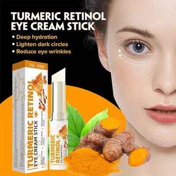 Turmeric Eye Cream Stick Remove Wrinkle Fat Granules And Dark Circle Under The Eye Cream Firm Eye Contour Moist Korean Skin Care 1