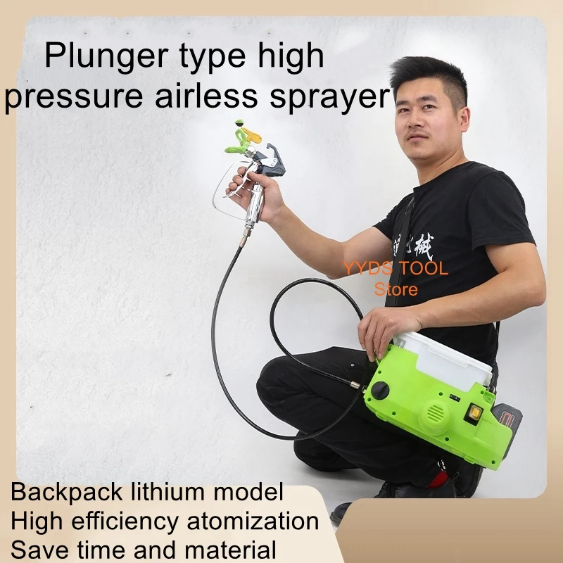 Handheld sprayer paint latex paint high pressure high power spray gun backpack lithium battery rechargeable wall Paint sprayer spray head replacement abs handheld pull out water saving kitchen high pressure sprayer nozzle shower setting