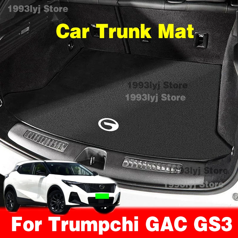 Trumpchi GAC GS3 용 플란넬 자동차 매트, 트렁크 매트 액세서리, 전천후 방진 보호 패드