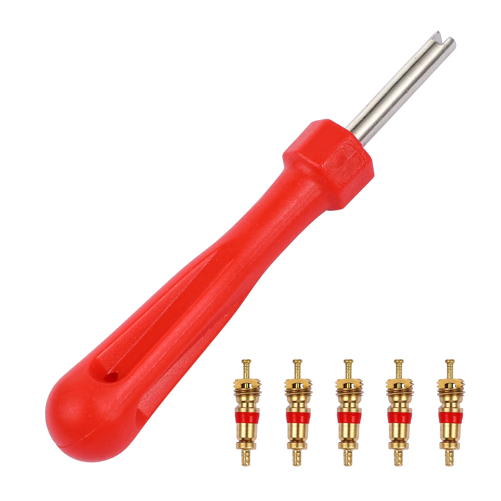 

WINOMO 1 Set Tire Plug Core Repair Tools Valves Core Removers Tyre Stem Cores Vehicle Repair Tools (Random Color)