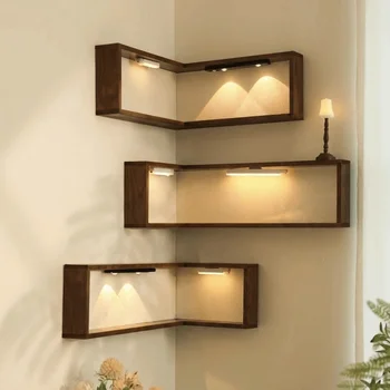Floating Corner Wall Shelf 1