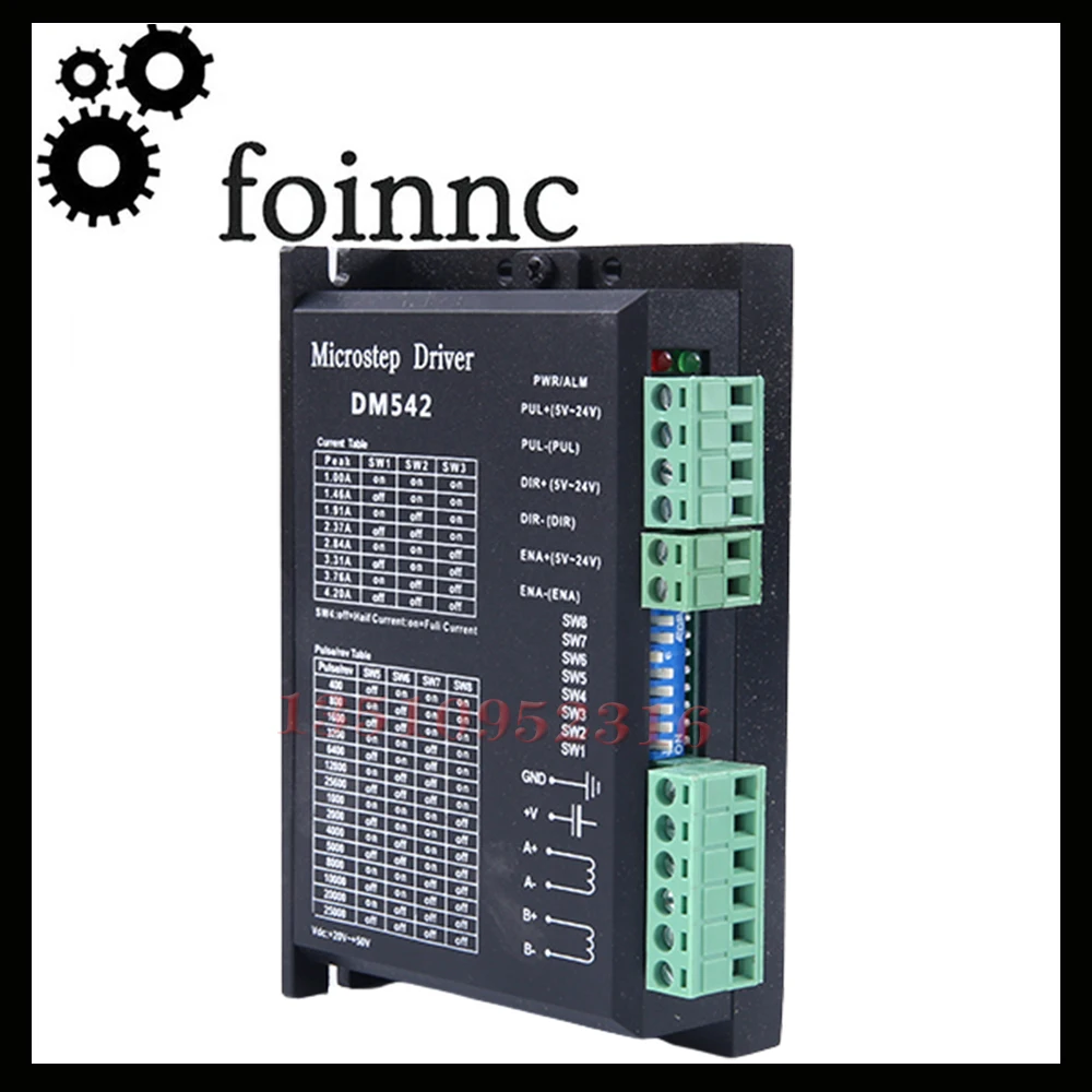 Two Phase Digital Stepper Motor Driver Dm556 Dm542 For Nema17 23 34 Series Stepper Motor Cnc Machine 3d Printer