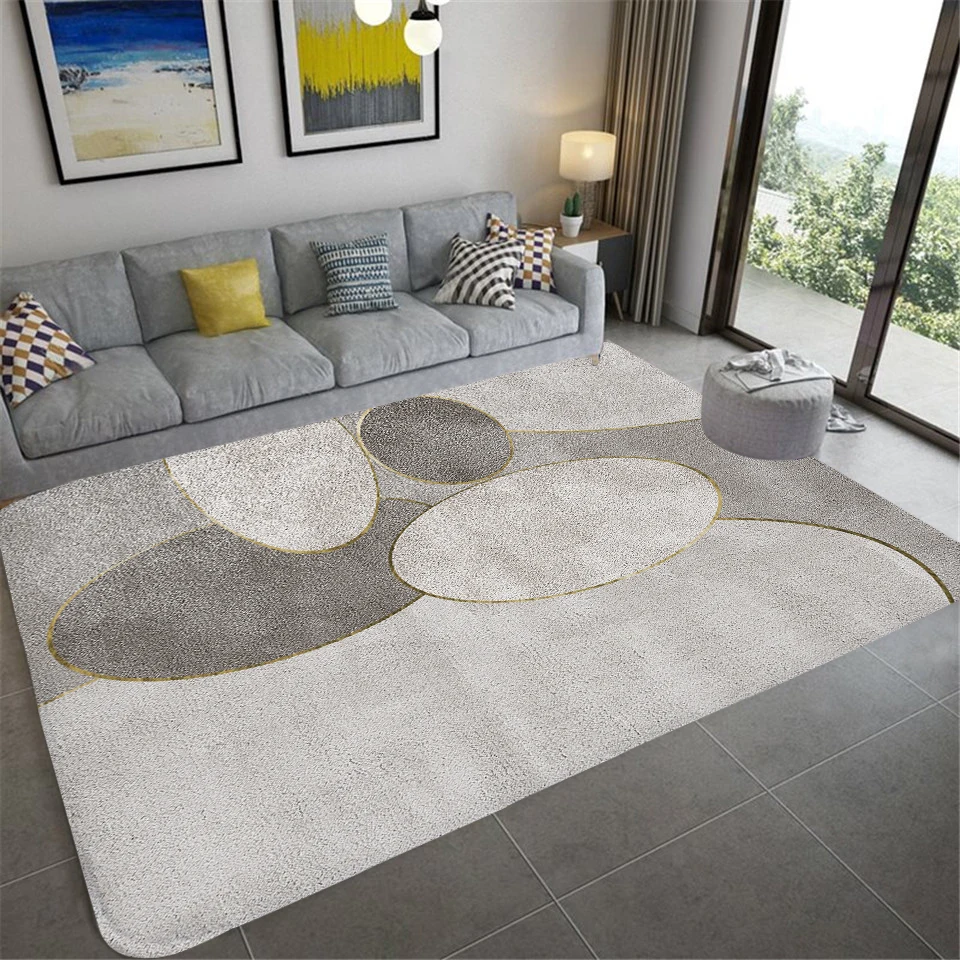 Bohemian Retro Style Carpet Colorful Persian Geometric Ethnic Living Room Area Carpet Bedroom Kitchen Bedside Mat Tapis Salon