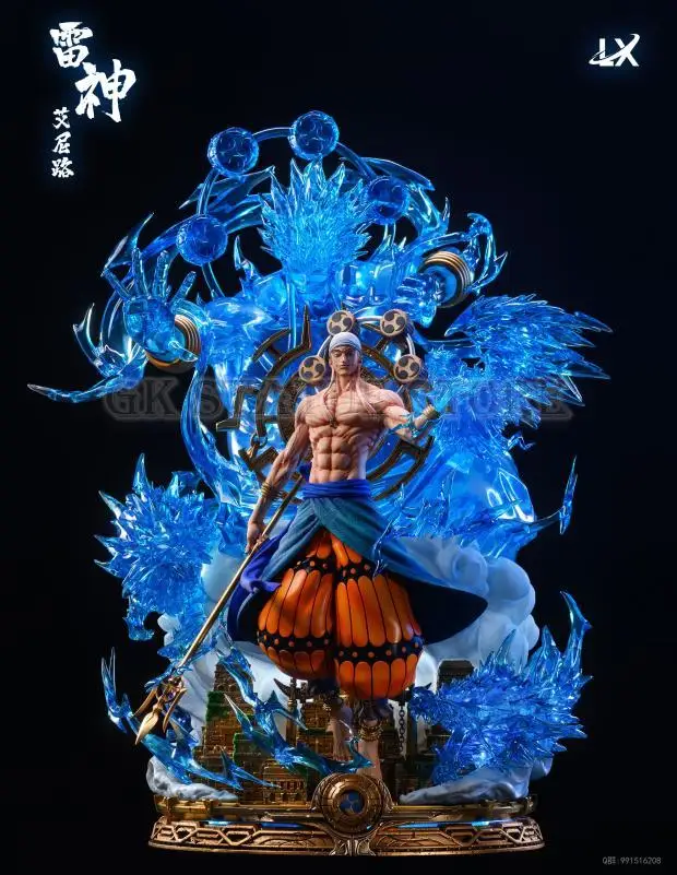 

ONE PIECE Enel LED lamp LX studio GK Original Product statue Anime model Toy Gift for kid