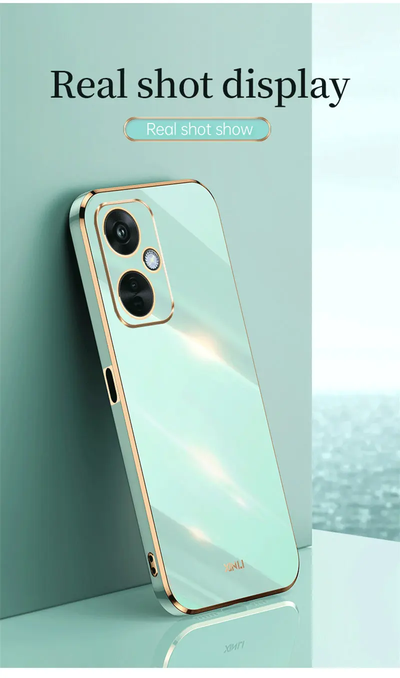 Premium Silicone TPU Plated Back Cover for OnePlus Nord CE 3 Lite 5G